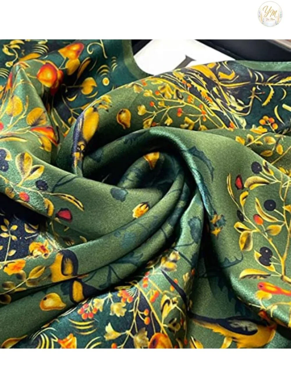 100% Mulberry Silk Large Square Scarf Shawl for Women